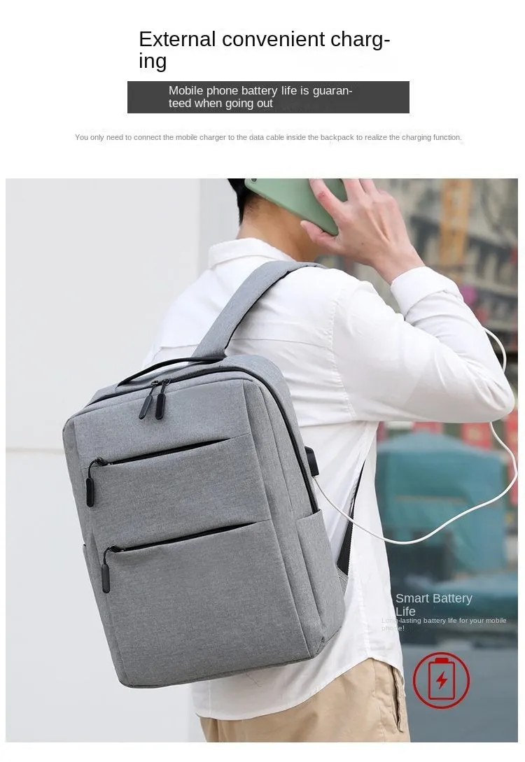 3 Piece Usb Backpack Set Xf0767