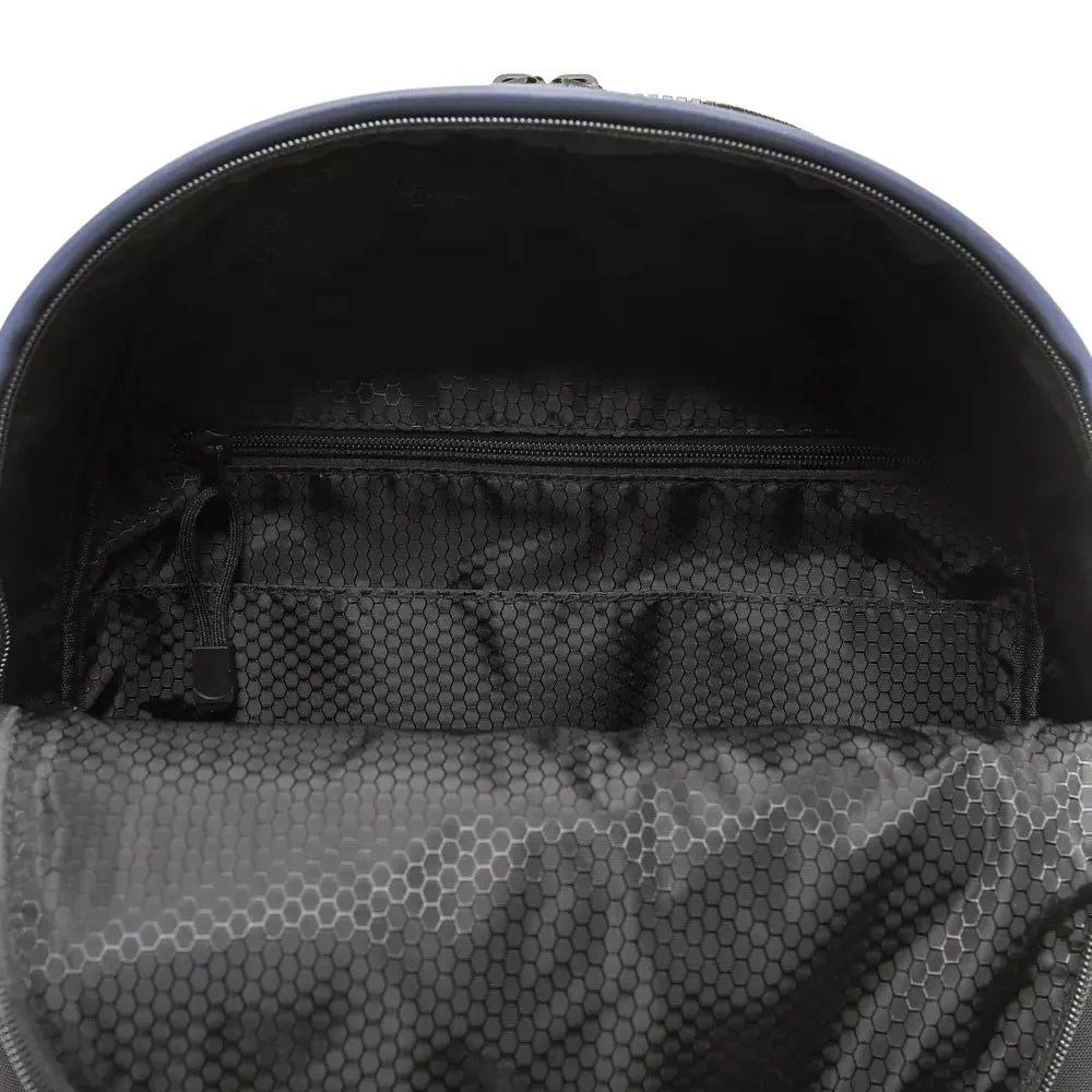 Automobili Lamborghini Sleek Black Backpack with Adjustable Straps