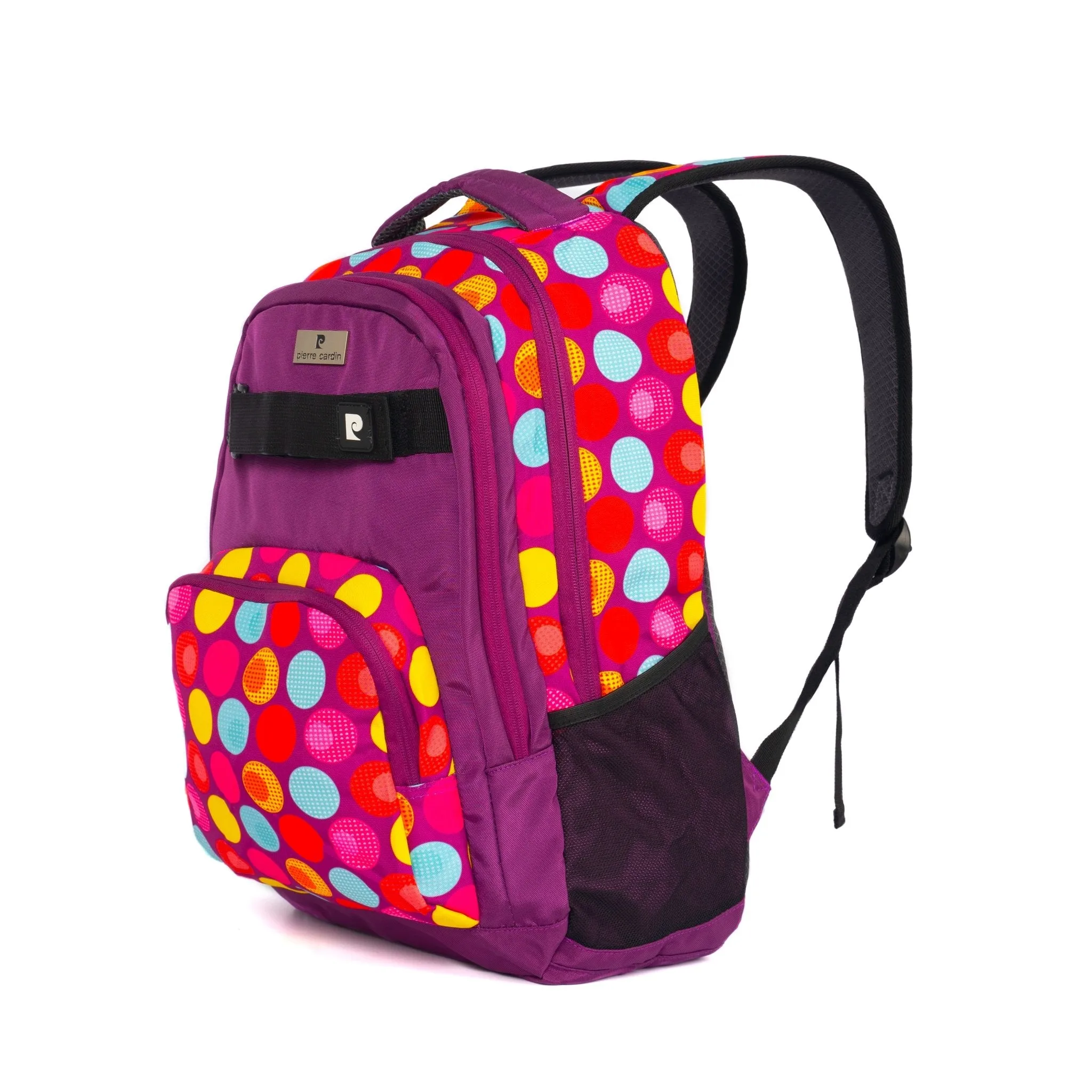 Backpack, Purple Dots