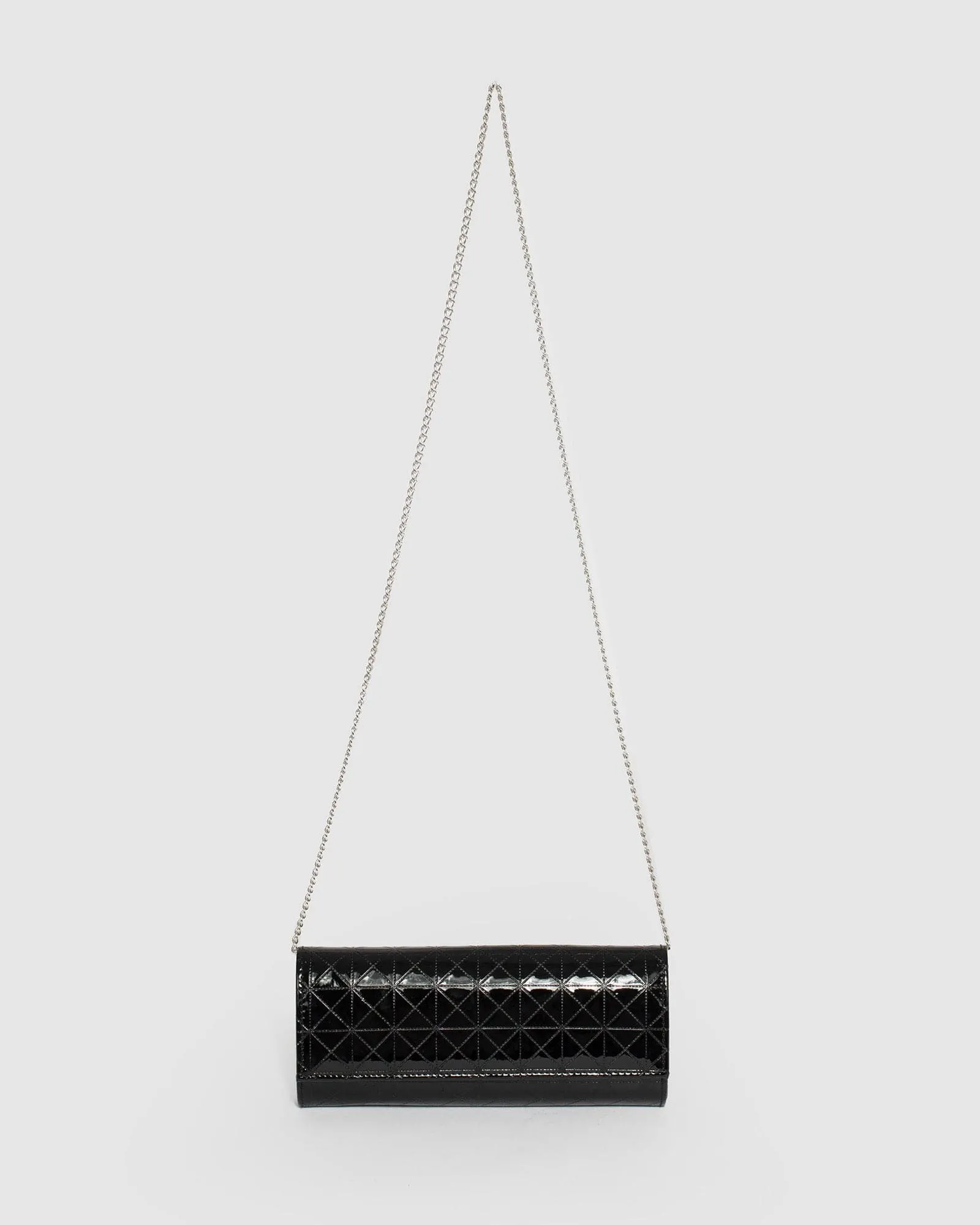 Black Nolene Plain Clutch Bag