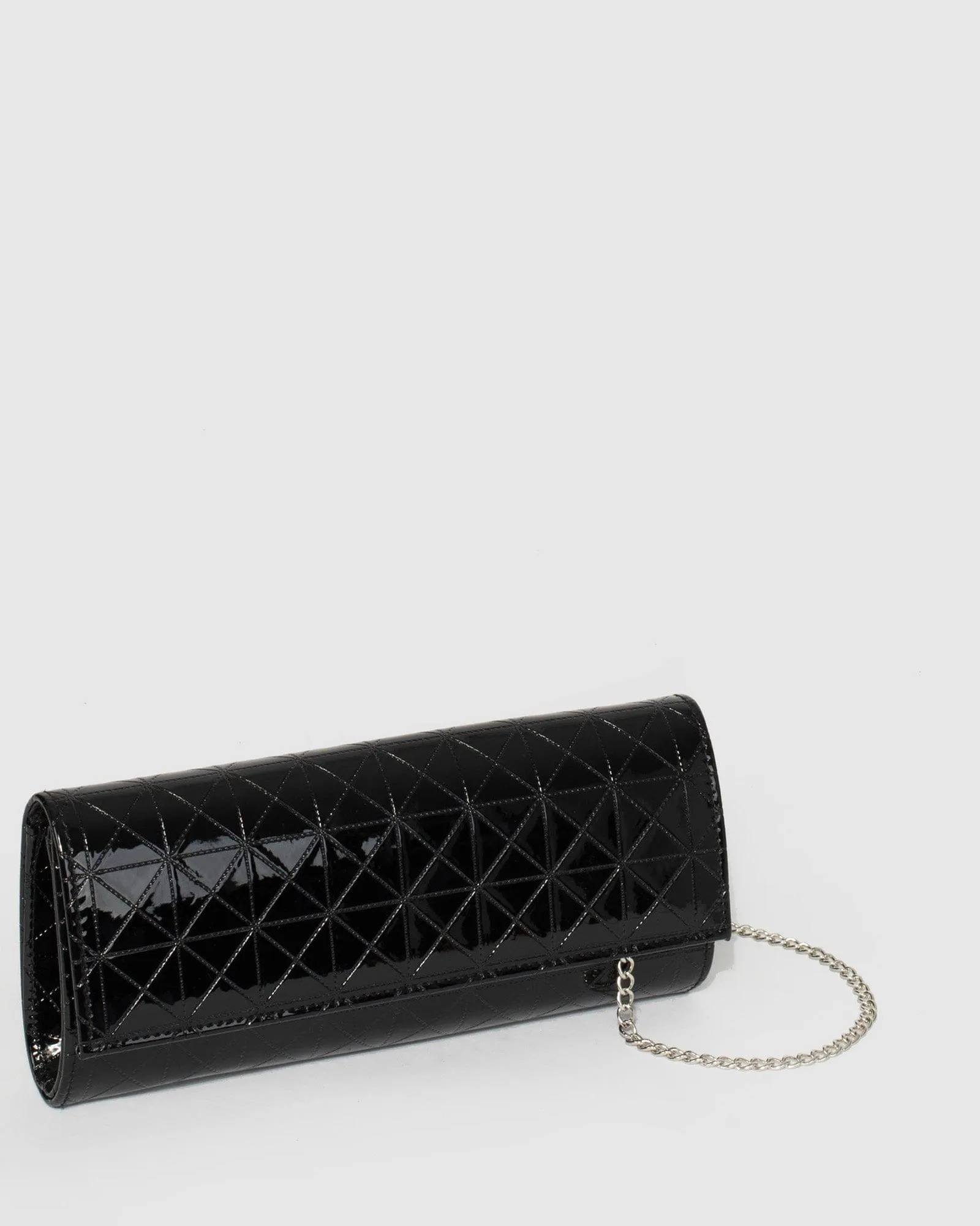Black Nolene Plain Clutch Bag