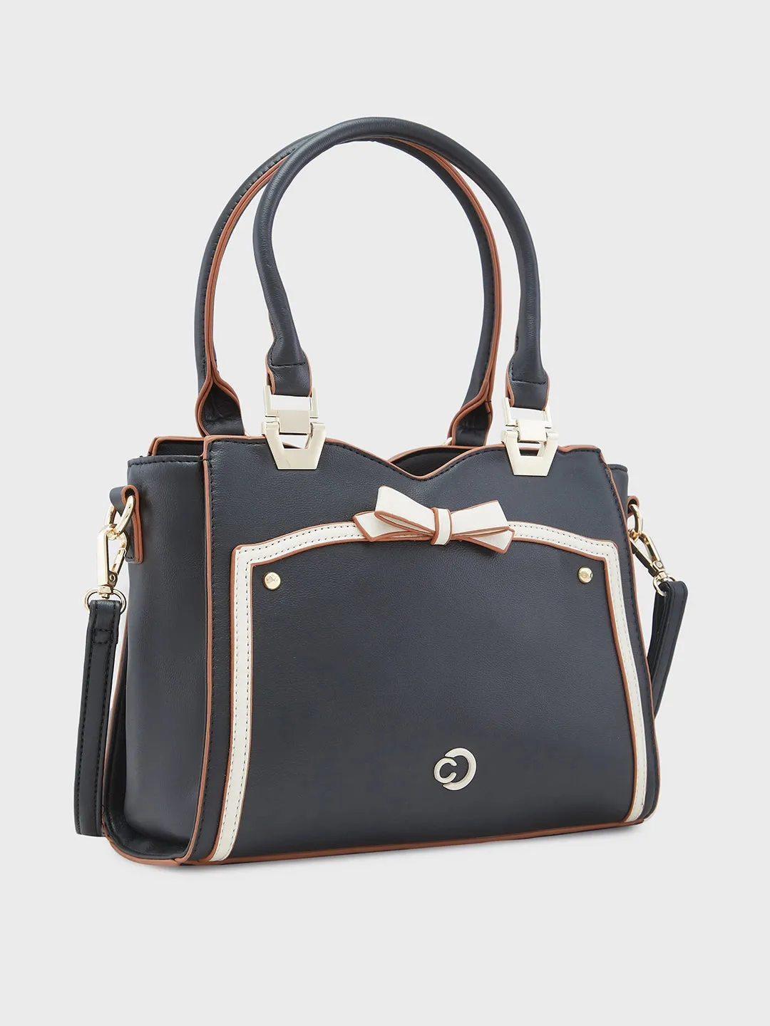 Caprese Amayra Satchel Medium Black