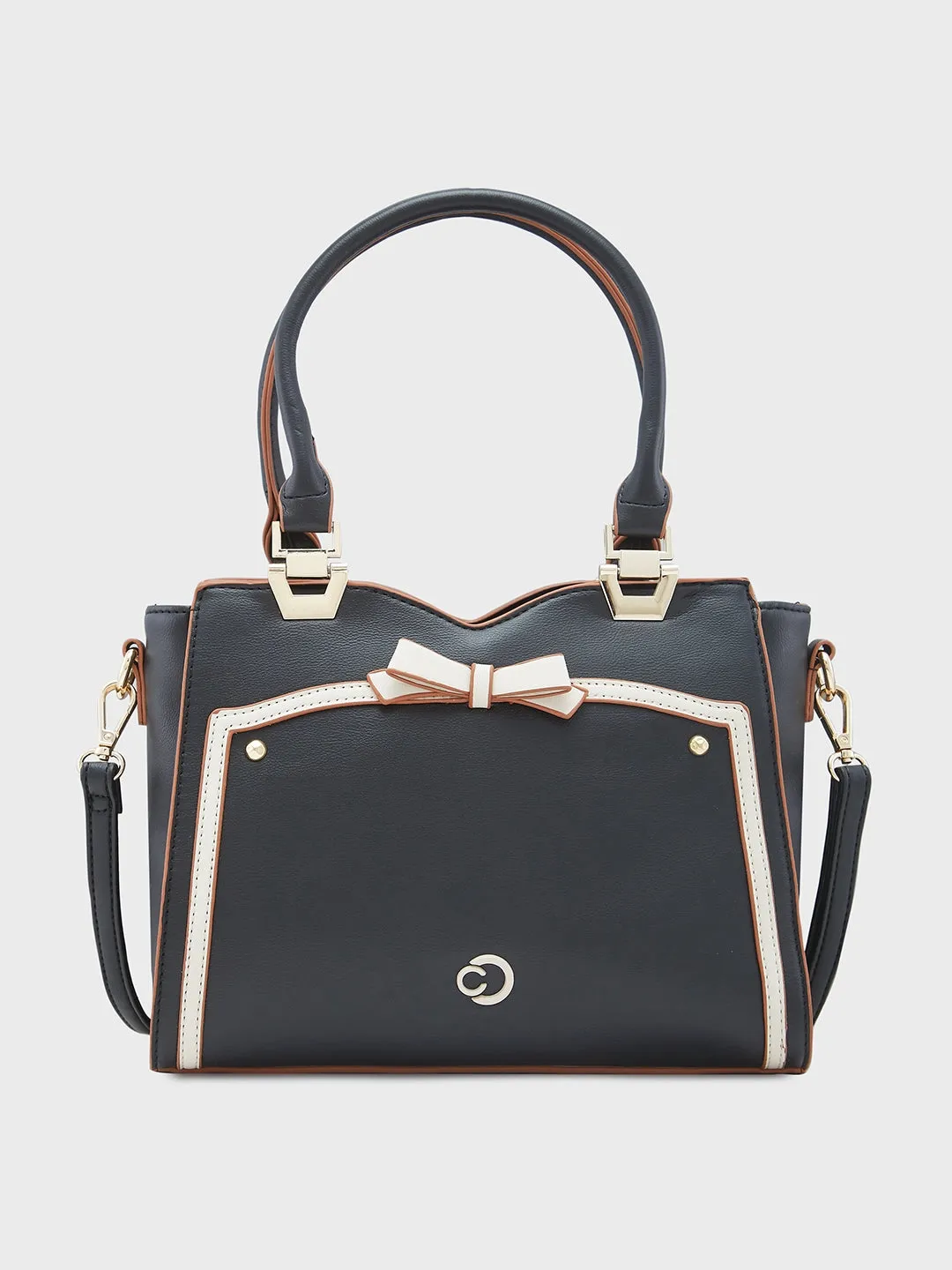 Caprese Amayra Satchel Medium Black
