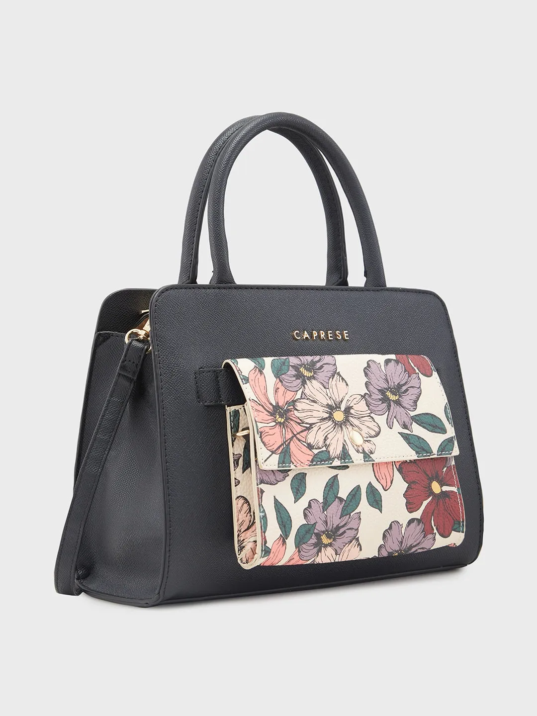 Caprese Daphne Satchel Medium Black