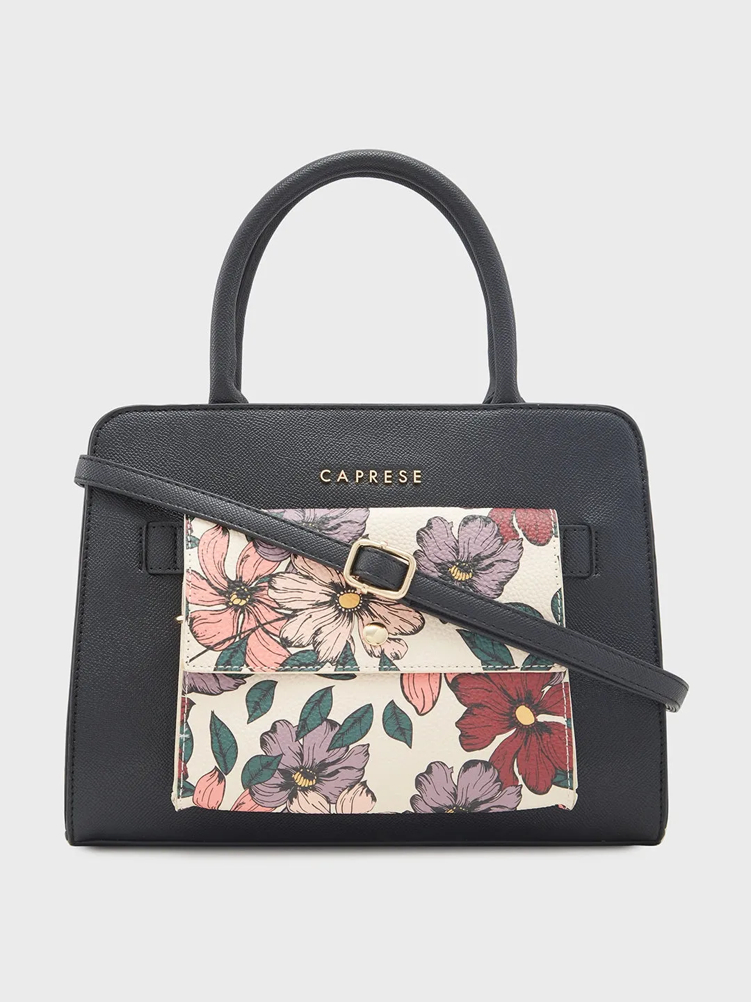 Caprese Daphne Satchel Medium Black