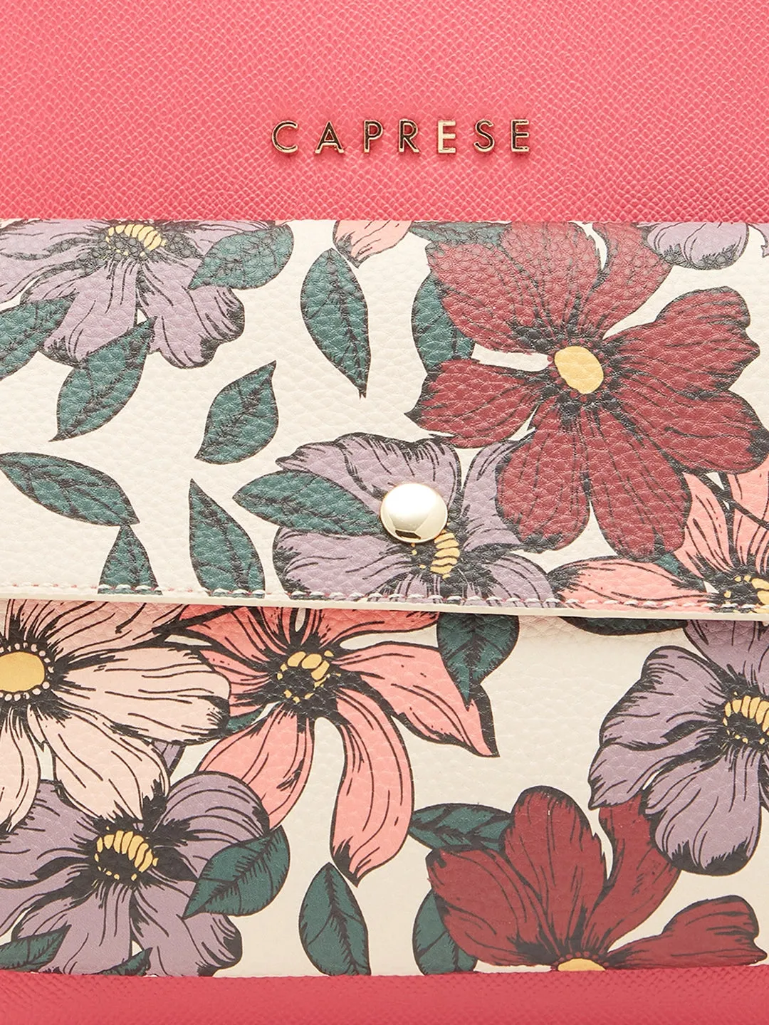Caprese Daphne Satchel Medium Fuchsia