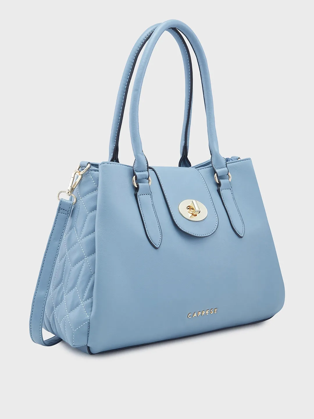 Caprese Sabrina Satchel Medium Powder Blue