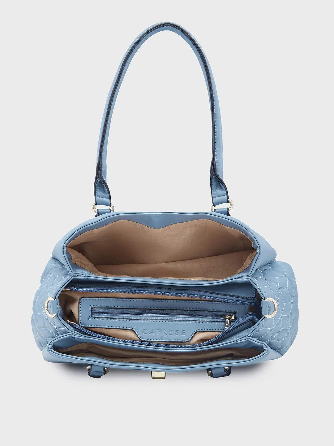 Caprese Sabrina Satchel Medium Powder Blue