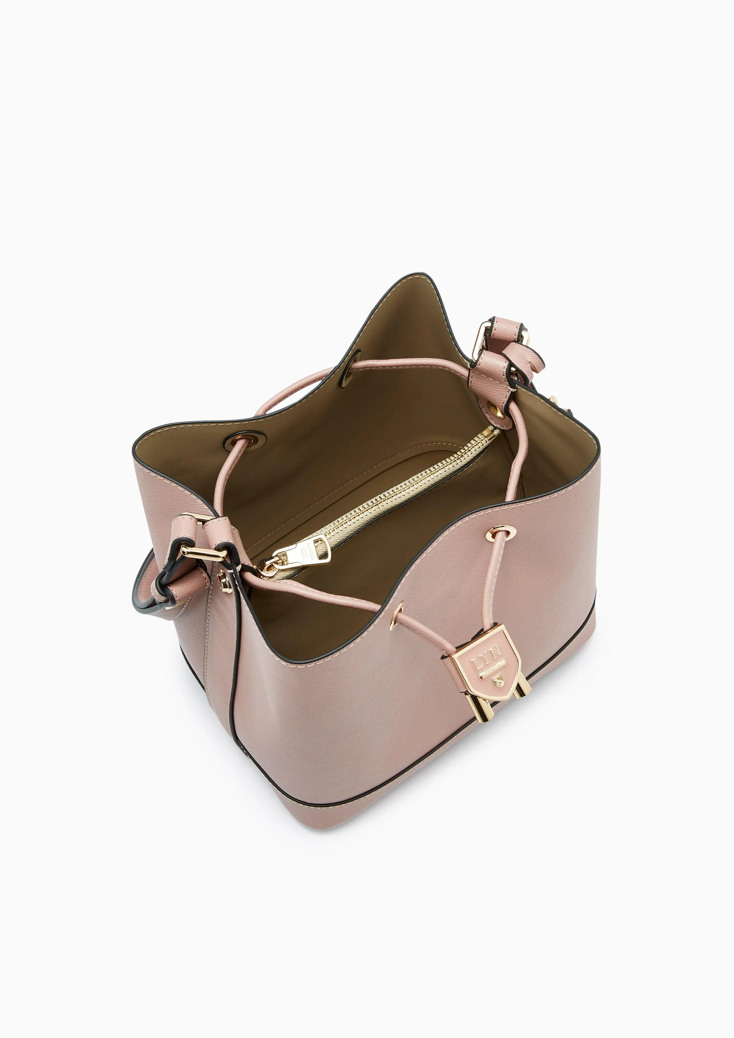 Carina Re-Edition Bucket Bag M Pink