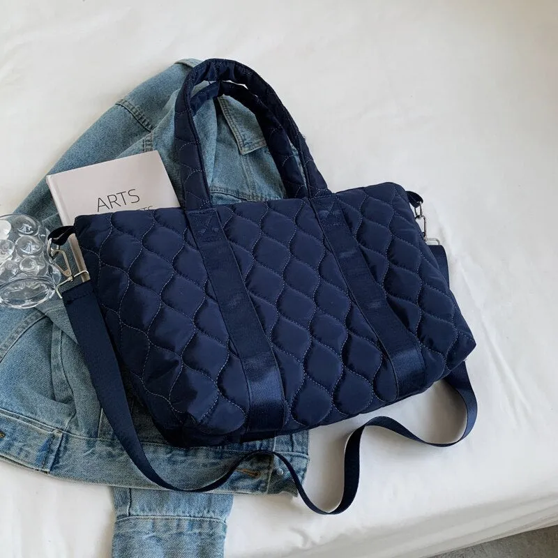Christmas Gift Fall/winter Large-capacity Bag New Bag Girl Fashion Messenger Bag Shoulder Bag Tote Bag Clothing Bag Underarm Bag Dual-use Bag