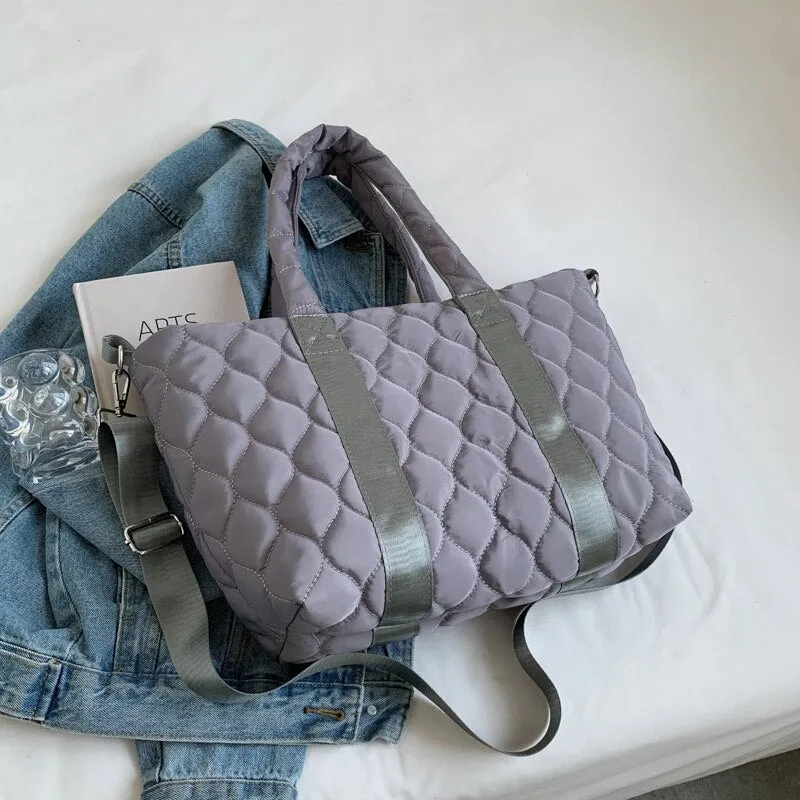 Christmas Gift Fall/winter Large-capacity Bag New Bag Girl Fashion Messenger Bag Shoulder Bag Tote Bag Clothing Bag Underarm Bag Dual-use Bag