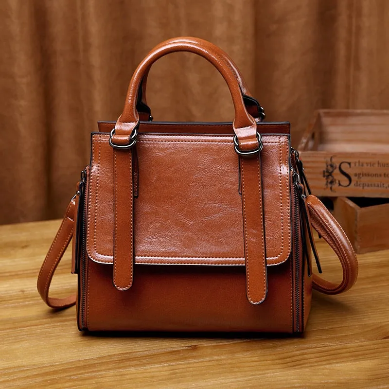 Christmas Gift LUYO Real Genuine Leather Handbags Luxury Brand Handbags Women Bags Designer Female Crossbody Bags For Women Shoulder Bag Ladies