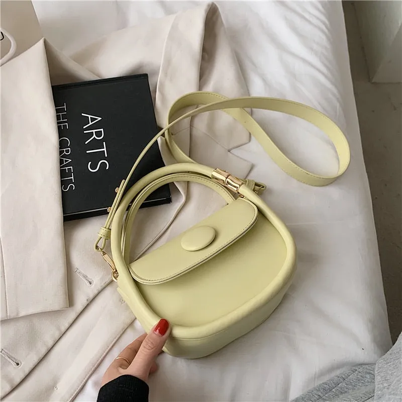 Christmas Gift Solid color Square Tote bag 2021 Summer New High-quality PU Leather Women's Designer Handbag Small Shoulder Messenger Bag Purses