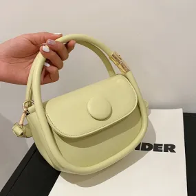 Christmas Gift Solid color Square Tote bag 2021 Summer New High-quality PU Leather Women's Designer Handbag Small Shoulder Messenger Bag Purses
