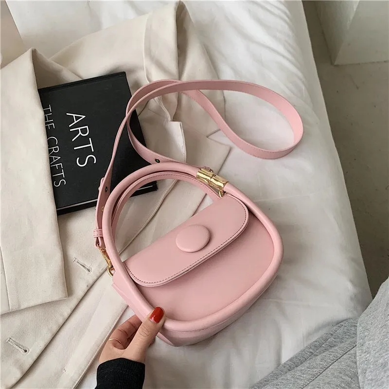 Christmas Gift Solid color Square Tote bag 2021 Summer New High-quality PU Leather Women's Designer Handbag Small Shoulder Messenger Bag Purses