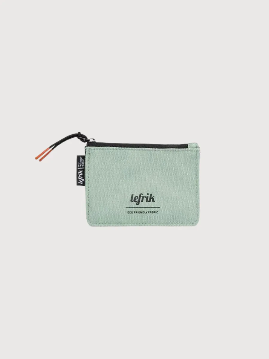 Draft Coin Purse Sage In Recycled Polyester | Lefrik