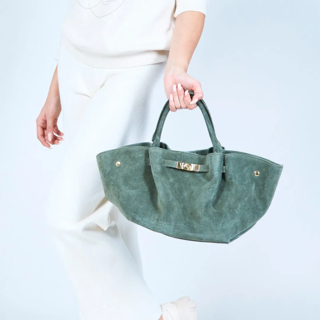 Elegant suede handbags wholesale