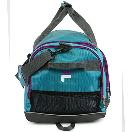 Fila Cypress Small Sport Duffel Bag, Teal/Purple, One Size