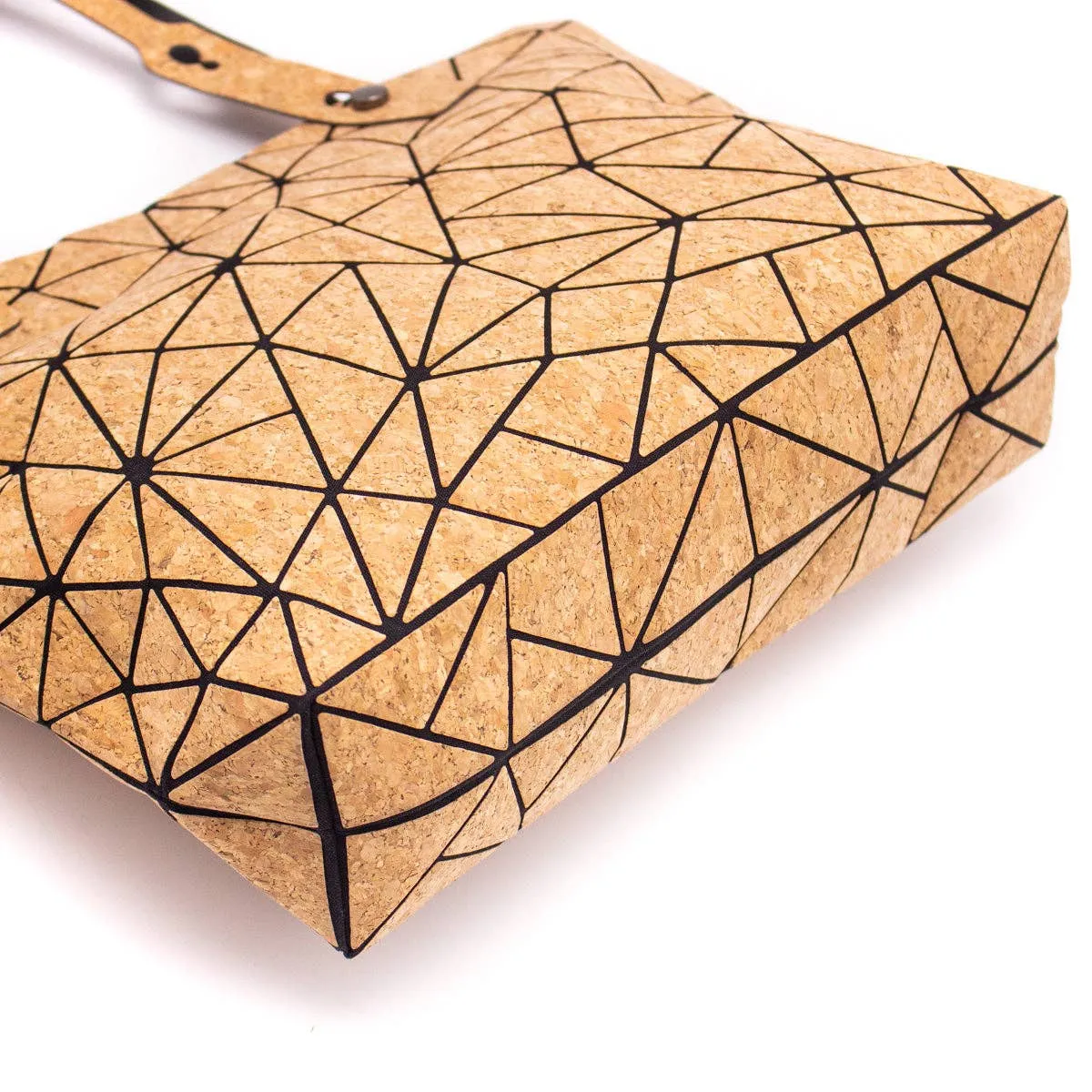 Geometric Cork Tote  BAG-2025