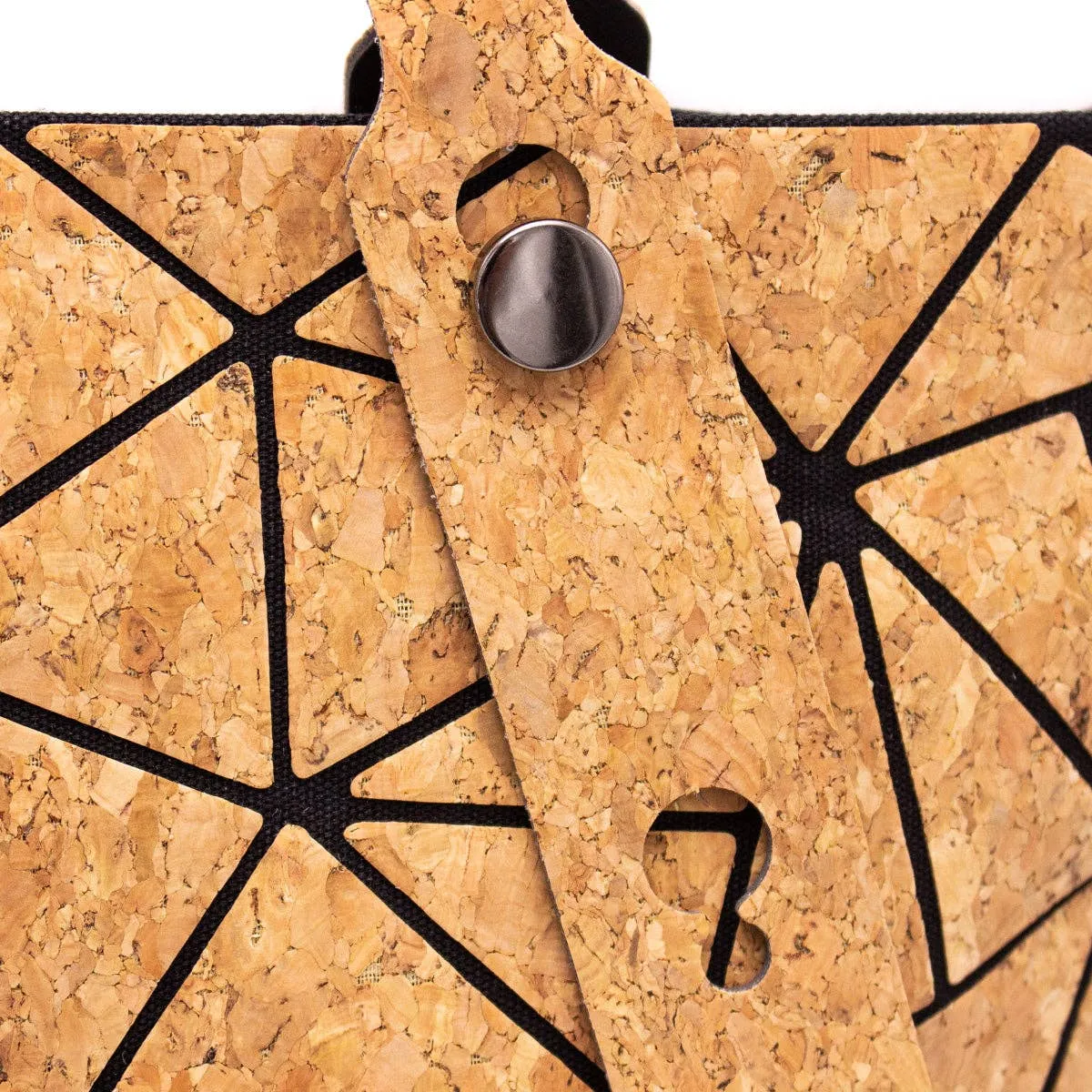 Geometric Cork Tote  BAG-2025
