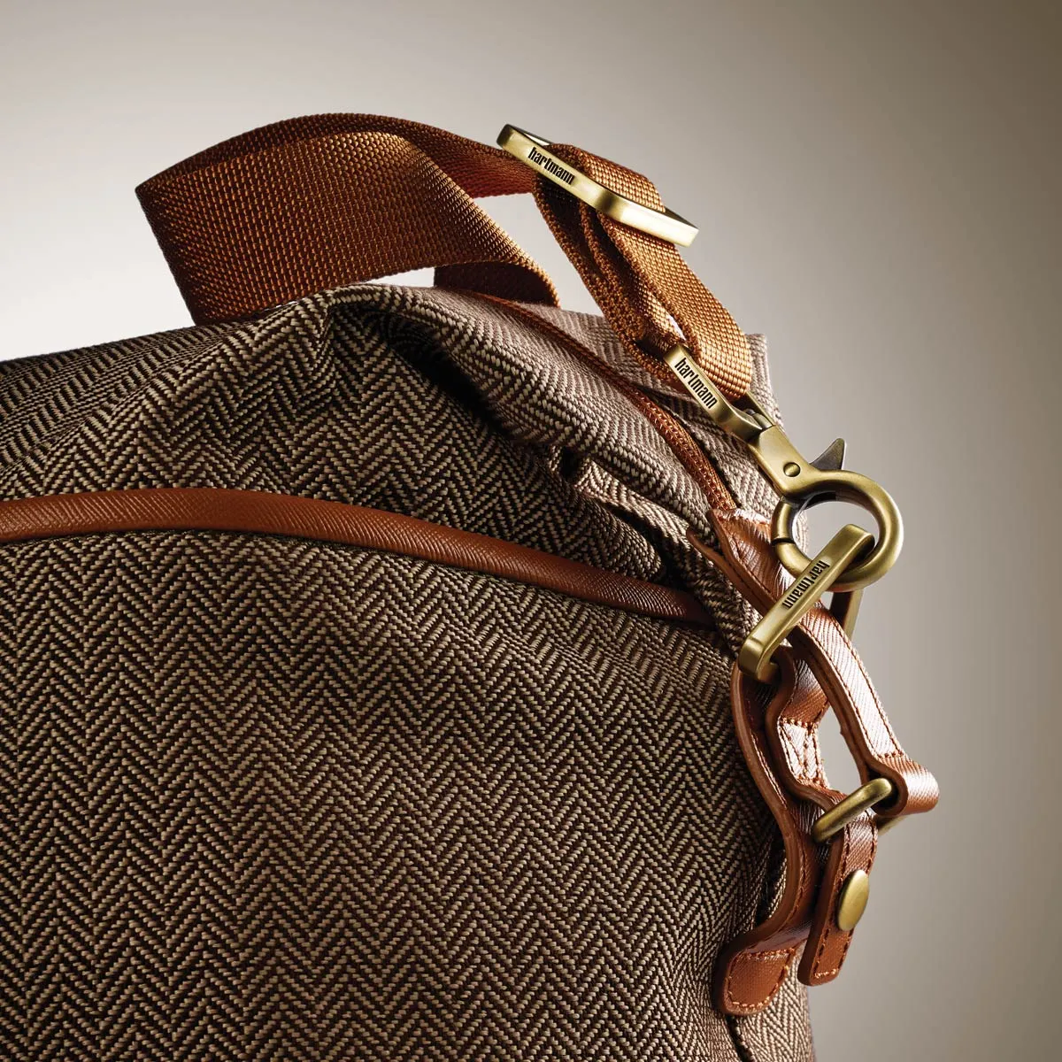 Hartmann Herringbone Luxe Weekend Duffel
