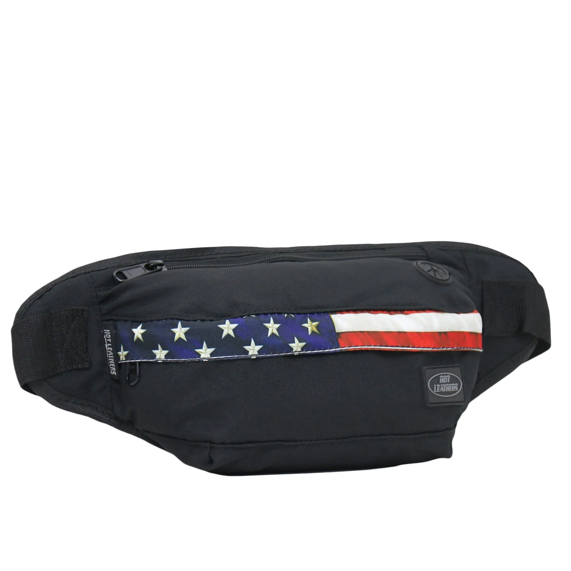 Hot Leathers Flag Strip Leather Belly Bag