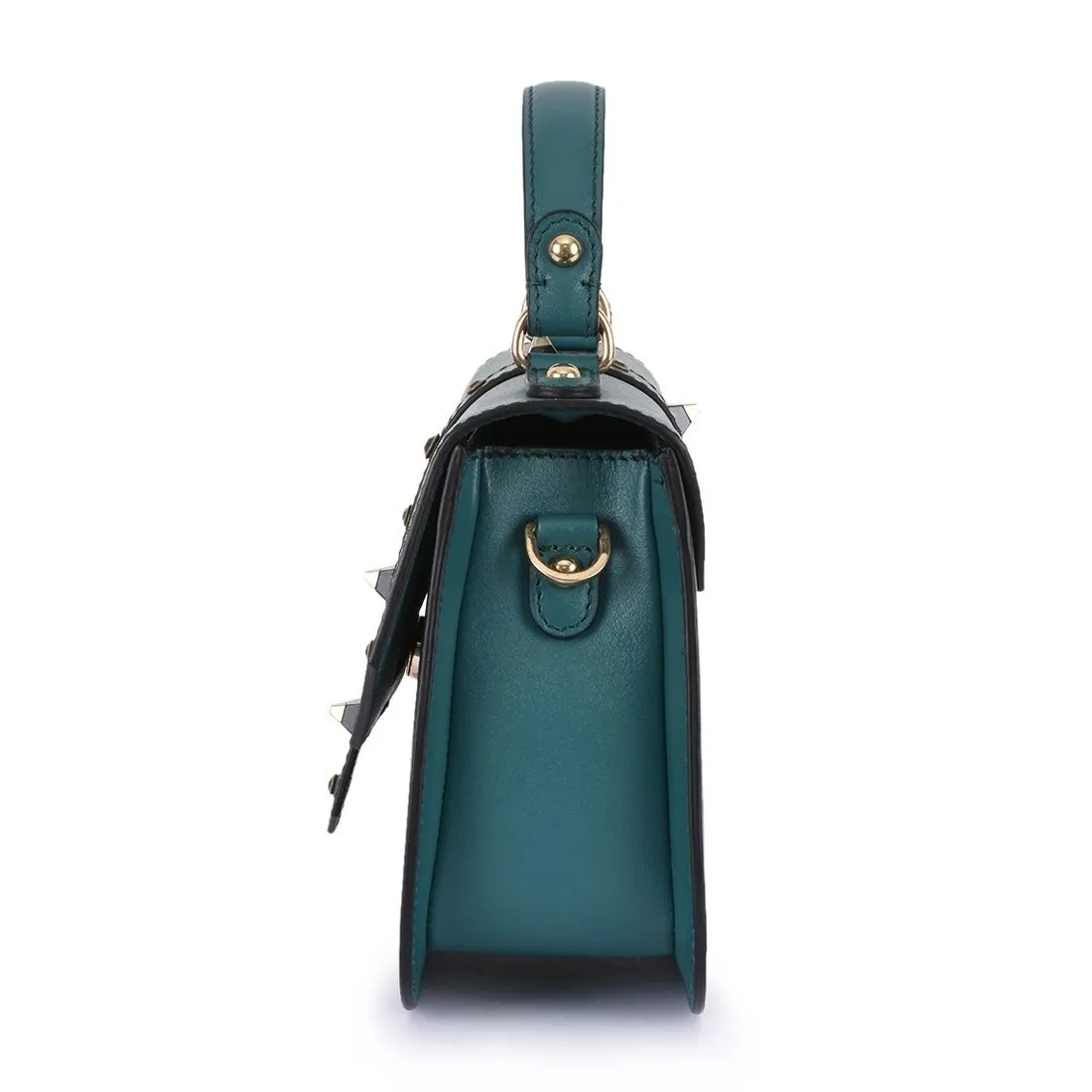 Leather Green Crossbody Bag
