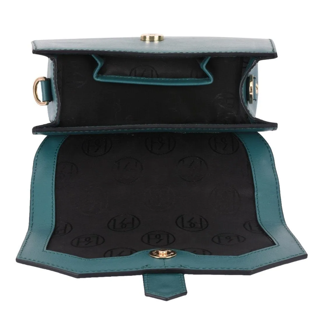 Leather Green Crossbody Bag
