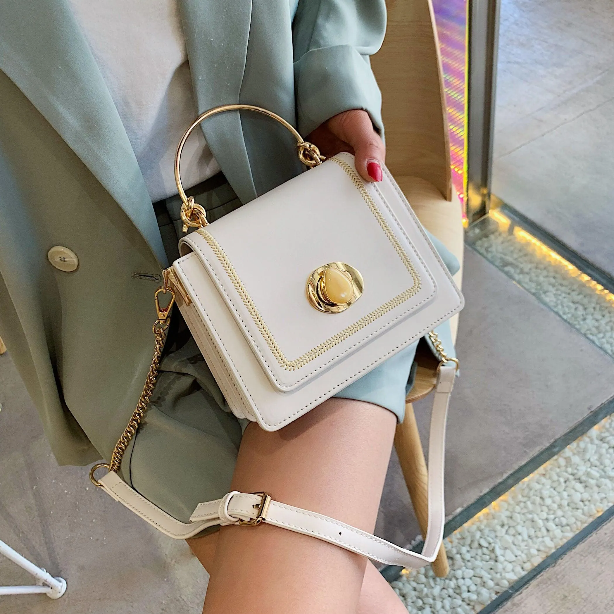 Litill Glossy Crossbody Bag