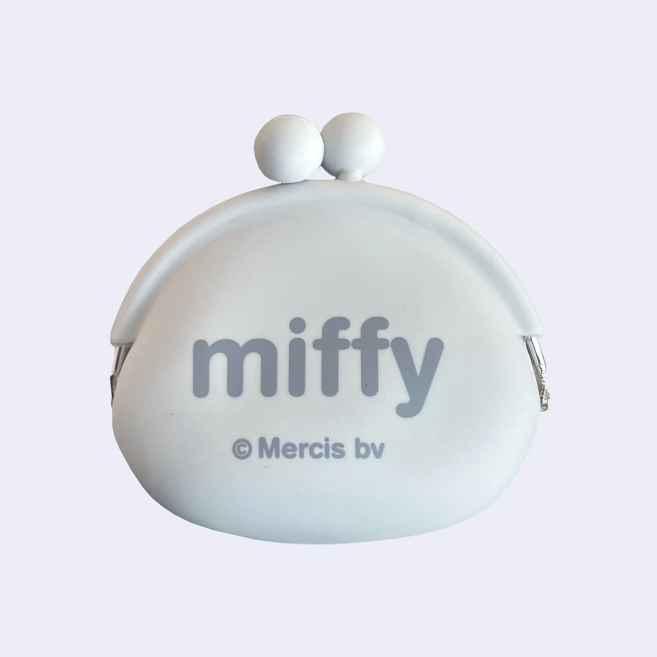 Miffy - Pochi Silicone Pouch Coin Purse (Gray)