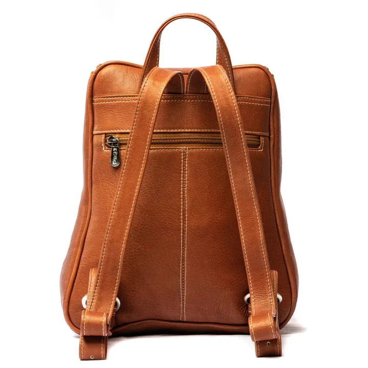 Piel Leather U Zip Backpack Assorted Colors