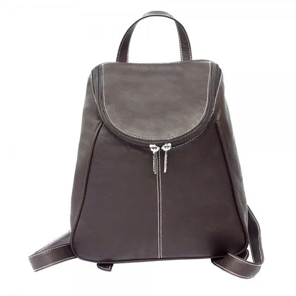Piel Leather U Zip Backpack Assorted Colors