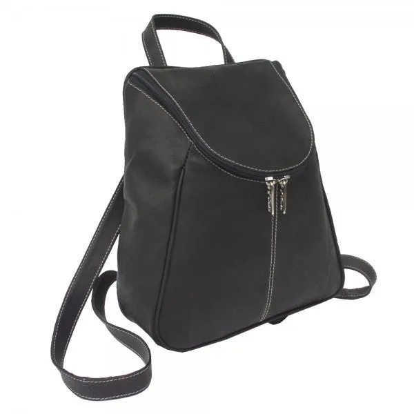Piel Leather U Zip Backpack Assorted Colors