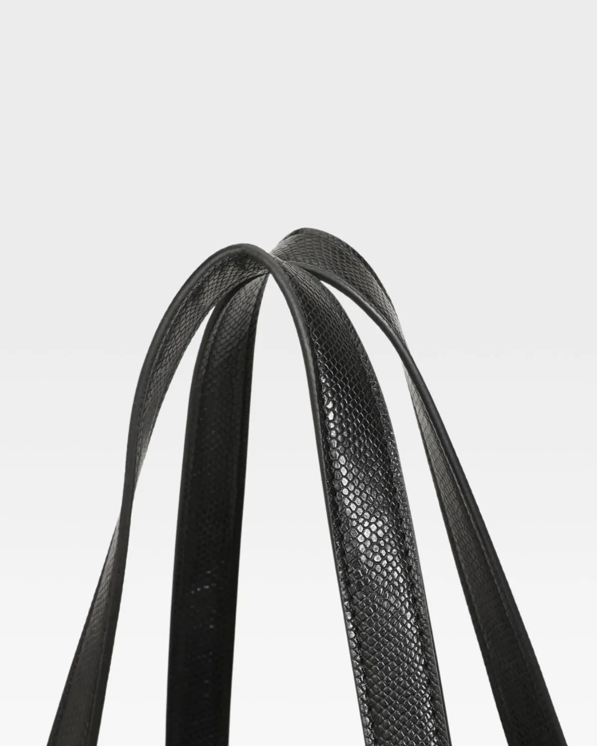 PY Tote Bag in Black Red Bottom