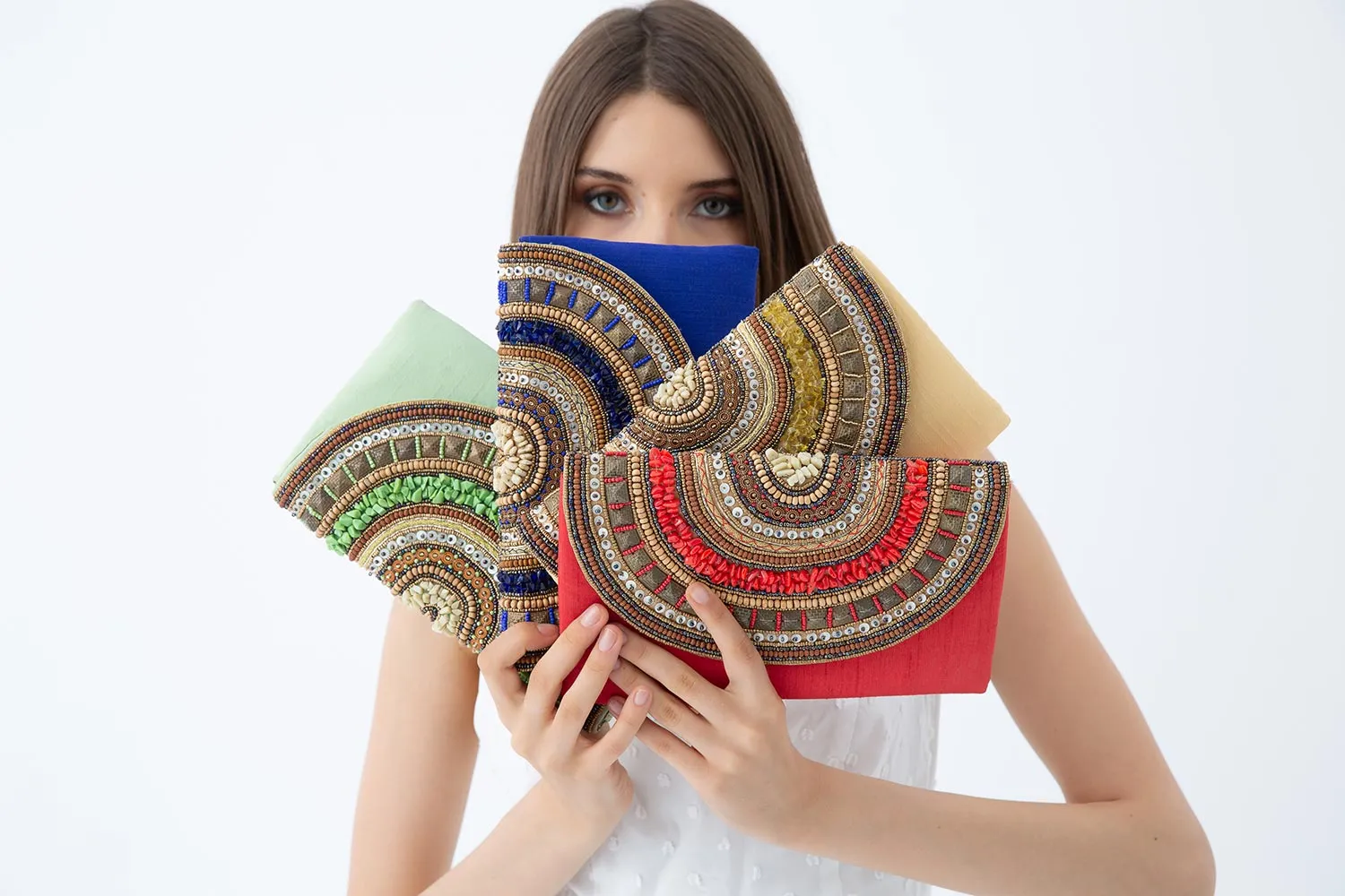 Red Chic Clutch - Taleed