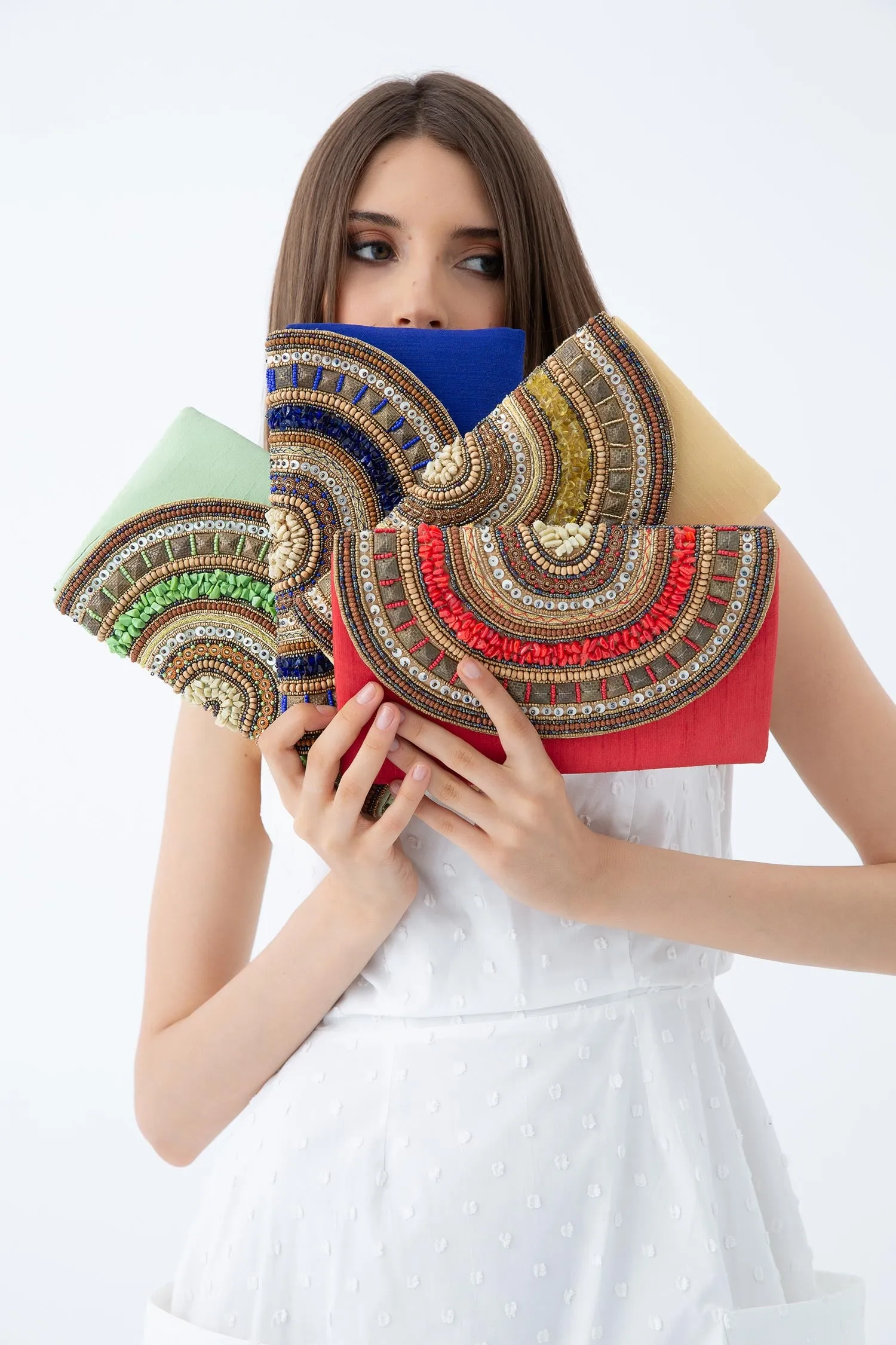 Red Chic Clutch - Taleed