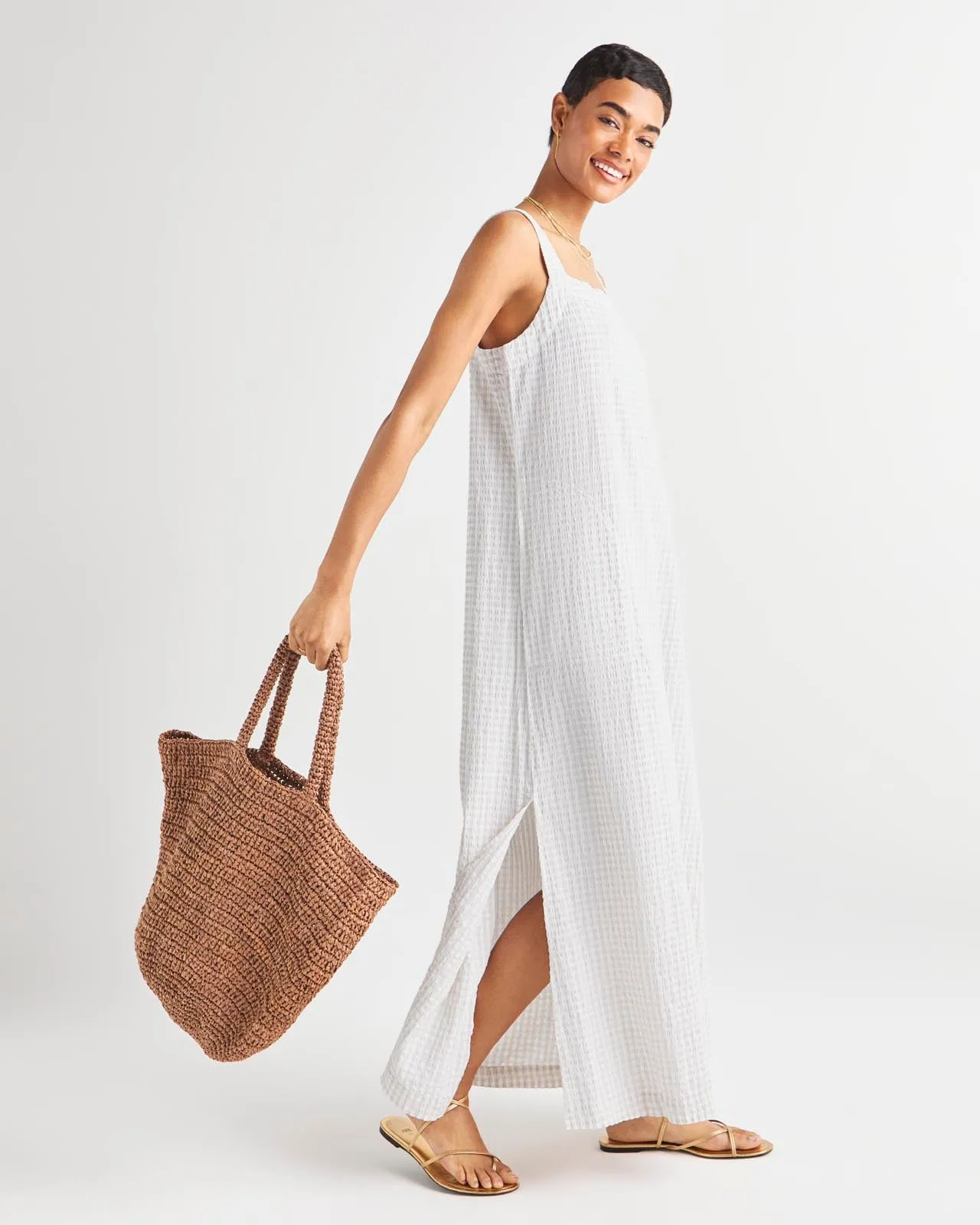 Riviera Raffia Tote