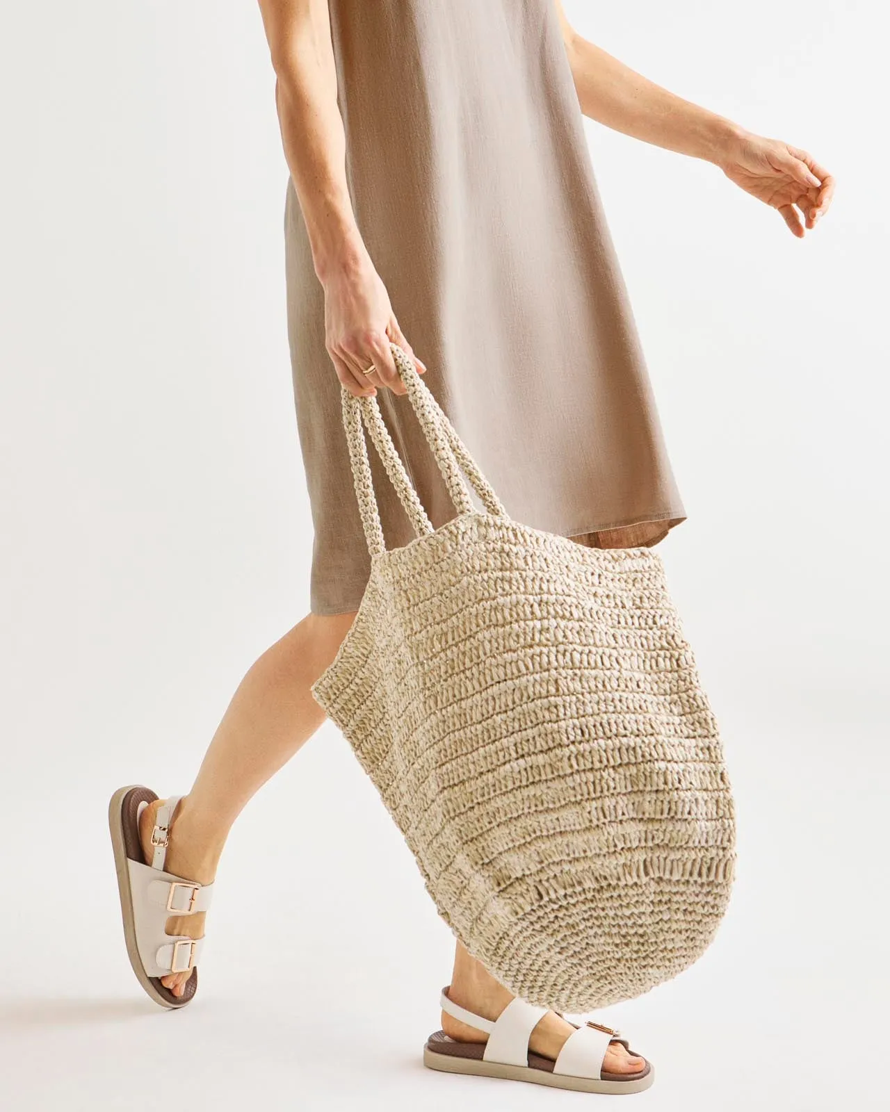 Riviera Raffia Tote