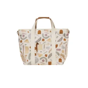 Rylee   Cru Cooler Tote - Natural Abstract