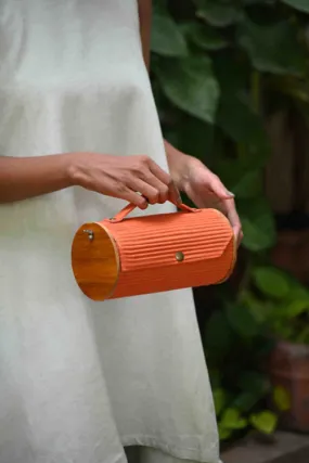 Saffron Sun Round Clutch