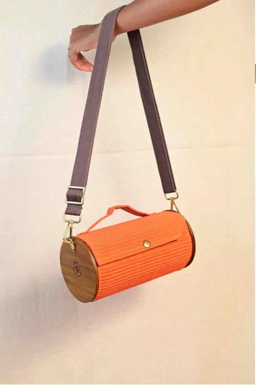 Saffron Sun Round Clutch