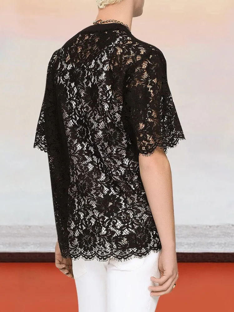 Stylish Breathable Mesh T-shirt