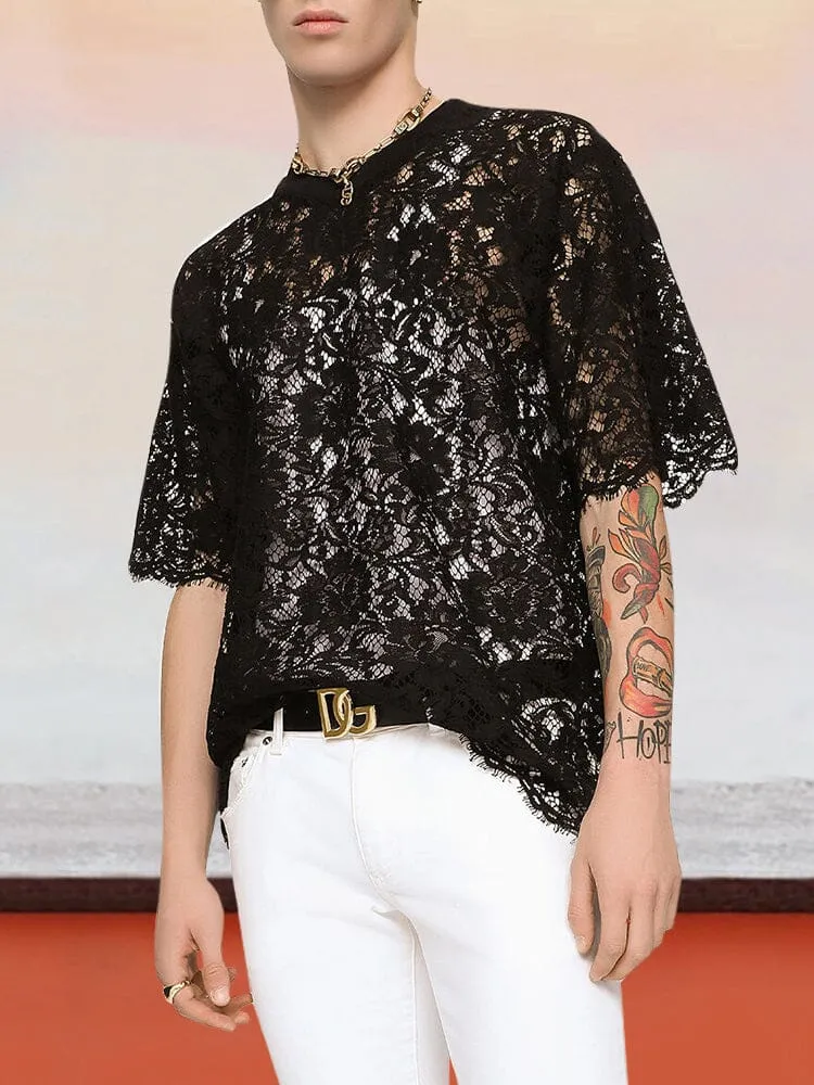 Stylish Breathable Mesh T-shirt