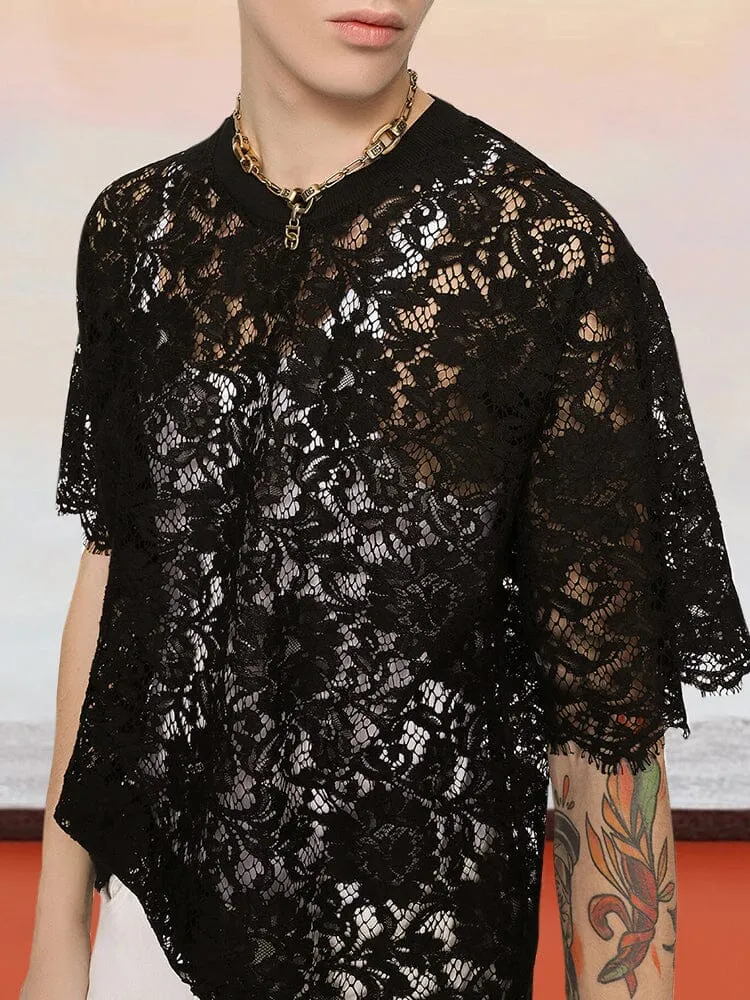 Stylish Breathable Mesh T-shirt
