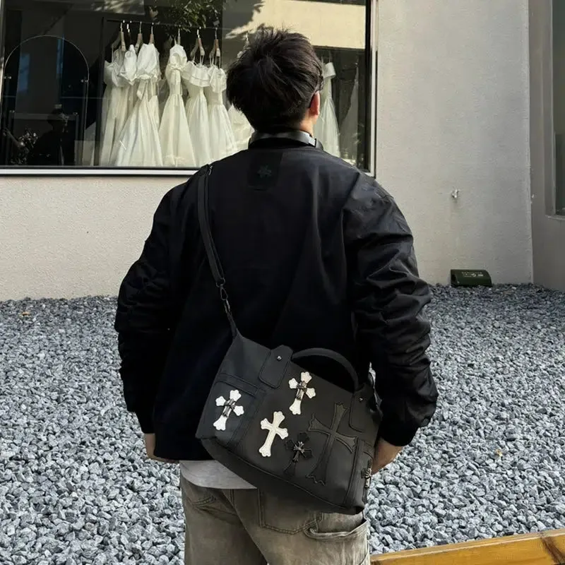 Stylish Cross-Embellished Purse