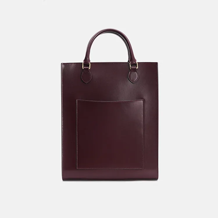 Stylish Ladies Leather Work Tote Satchel Handbags
