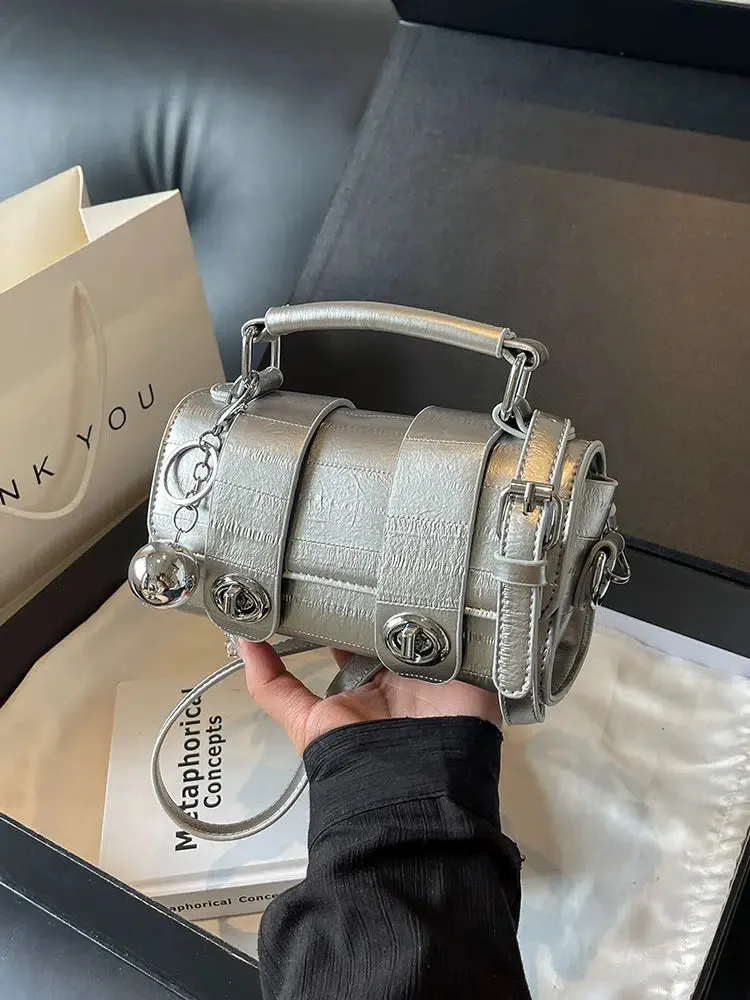 Stylish Miniature Barrel Bag