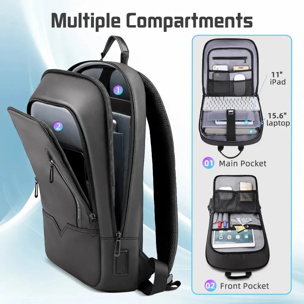 Versatile Pro-Tech Backpack: Lightweight & Multi-Compartment Design