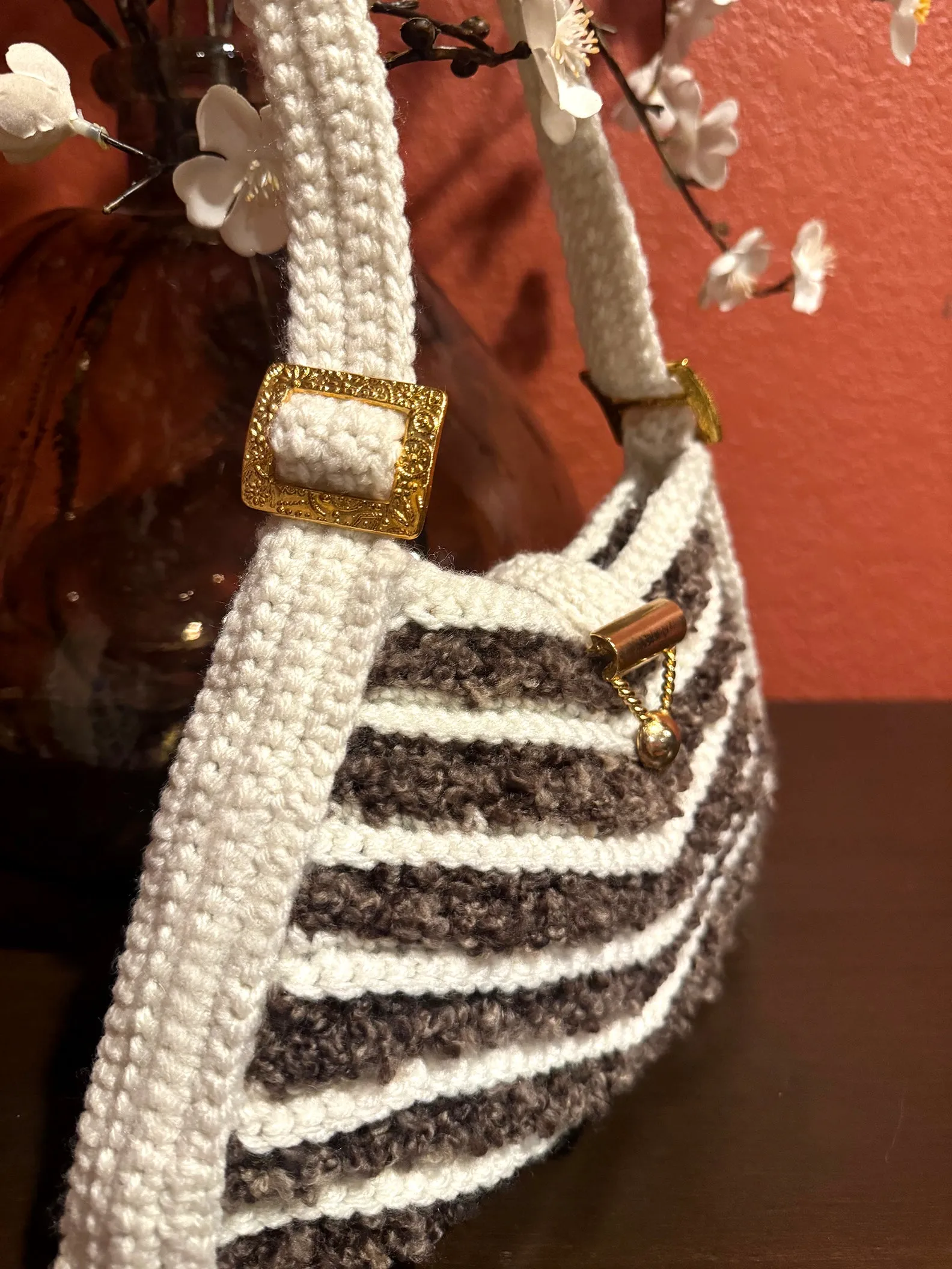 Vintage Satine Crochet Bag